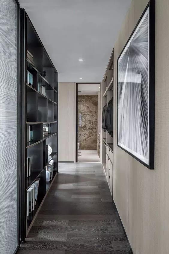 走廊不一样宽如何设计地砖,1.3米宽走廊设计