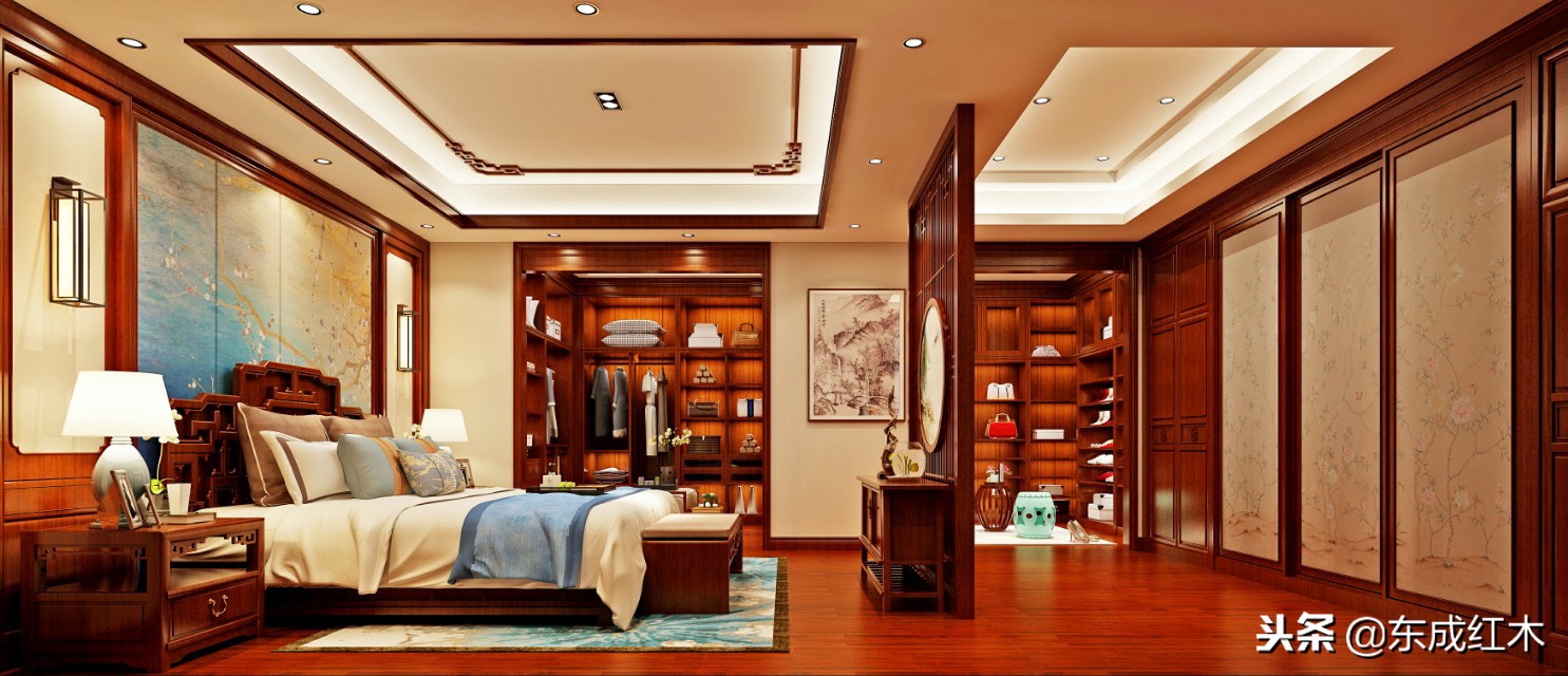 中式整装红木专业定制,十大红木品牌东成红木