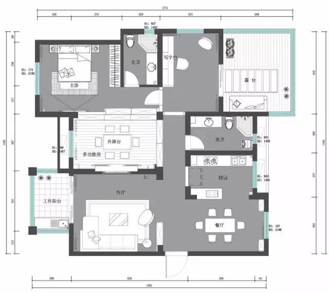 窗明几净的装修风格,装修轻奢高级感不封窗