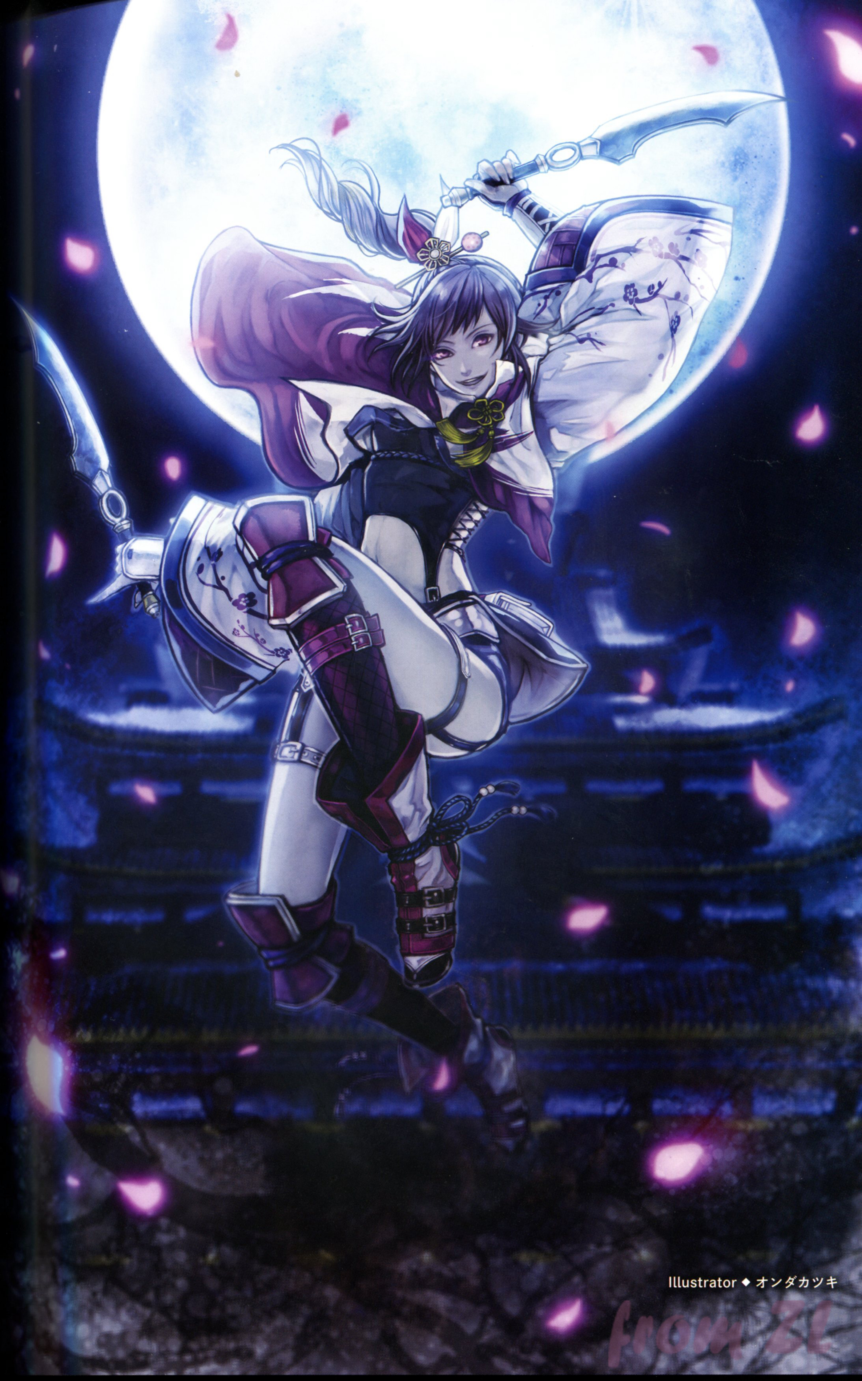 战国无双4设定角色原画集，神无双极意55名武将CG插画壁纸欣赏