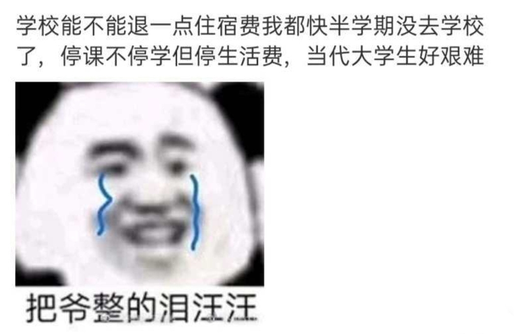 你们学校退住宿费了吗,你们学校退延时费了吗