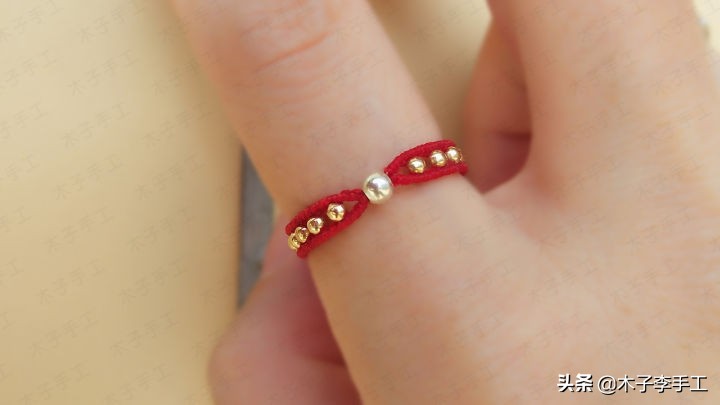 红绳编织戒指女款最新款,红绳戒指女款新款编法