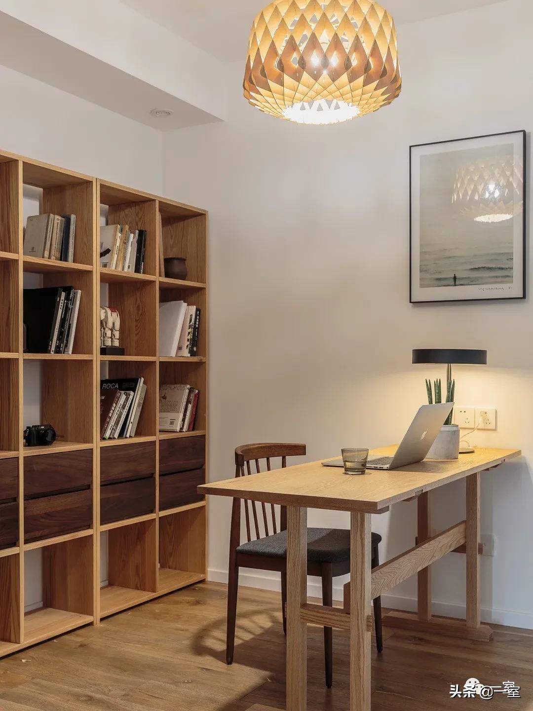 餐厅书房一体设计,书房客房一体设计