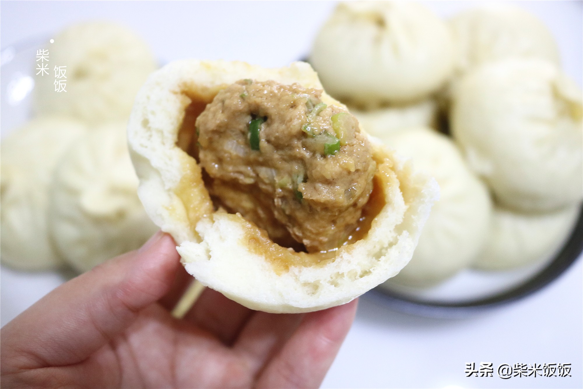 想吃大肉包,手把手教你在家做,香软不塌陷,咬一口满嘴肉汤