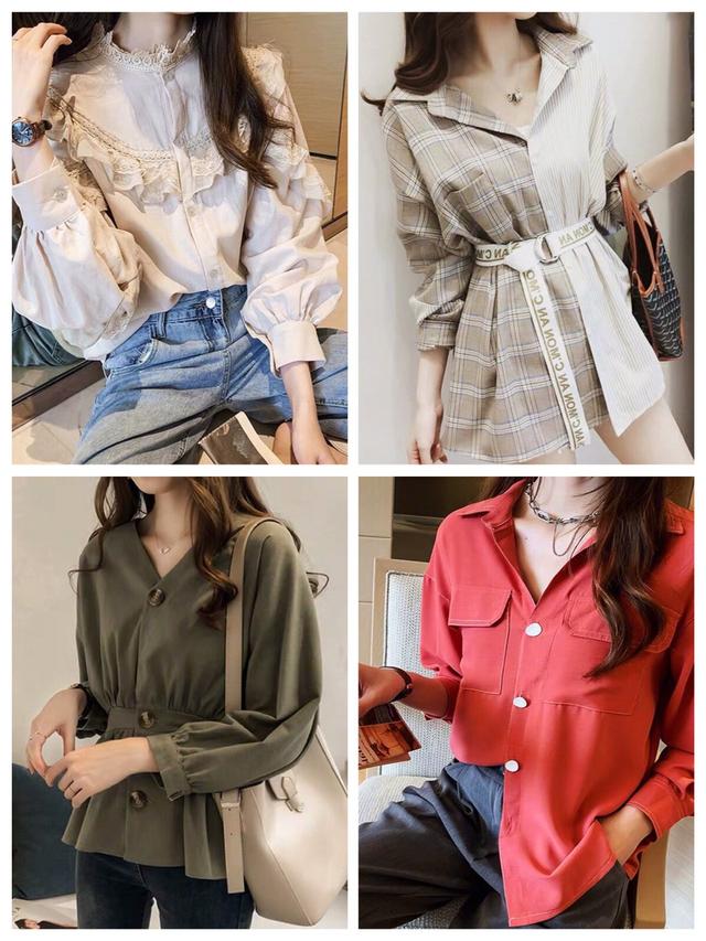 韩货文艺范衬衫,便宜又好的秋冬格子衬衫分享