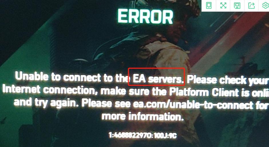 战地2042登录出现错误代码,战地2042在游戏中出错误