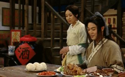 武林外传吃肉名场面,武林外传顿顿吃肉