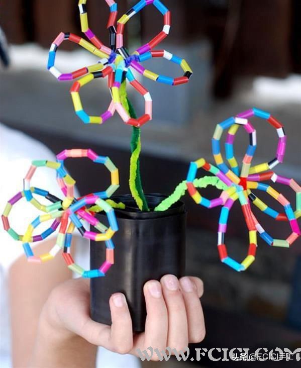 吸管手工制作100种简单又好看,用一根很长的吸管可以做什么手工