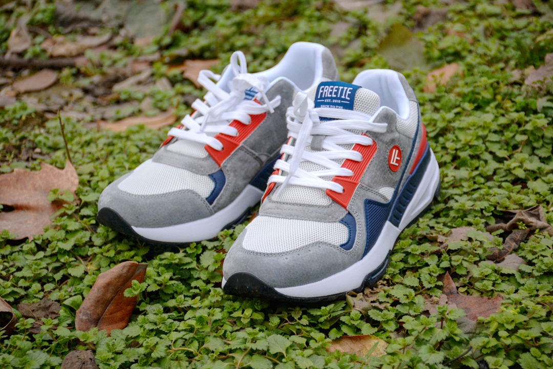 复古拼接休闲鞋松软底,复古舒适运动休闲鞋