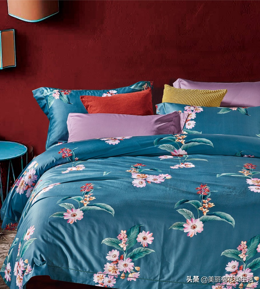 床品四件套长绒棉全棉,床品100支长绒棉与纯棉的区别