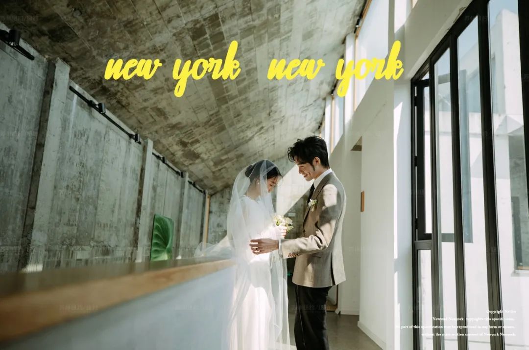 轻奢风婚纱照,原宿风简约婚纱照