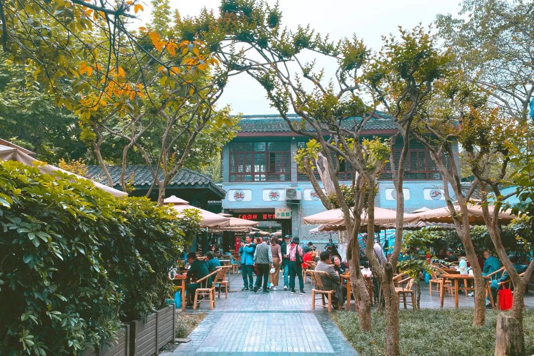 宽窄巷子成都休闲慢生活好去处,夜游成都宽窄巷子茶馆