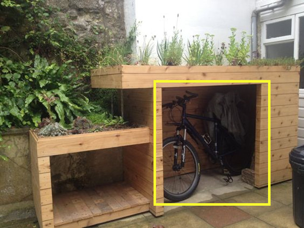 不占地方的种菜种花架子,简易木屋屋顶种花