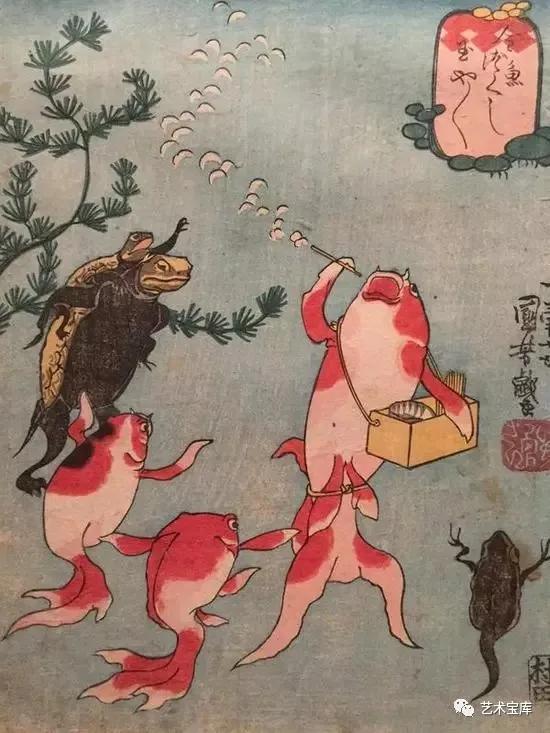 歌川国芳浮世绘中的源氏物语,西方美术史的画家