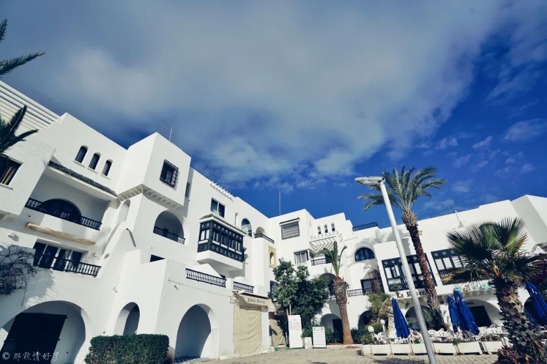 古代突尼斯城的港口,古老的地中海