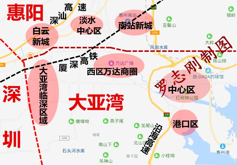 惠湾中心规划,惠城区东江湾千亿产业园规划图