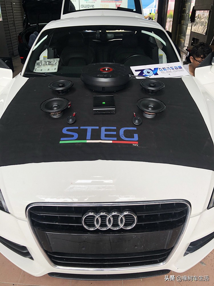 值得倾听奥迪TT汽车音响改装awave爱威AC650C