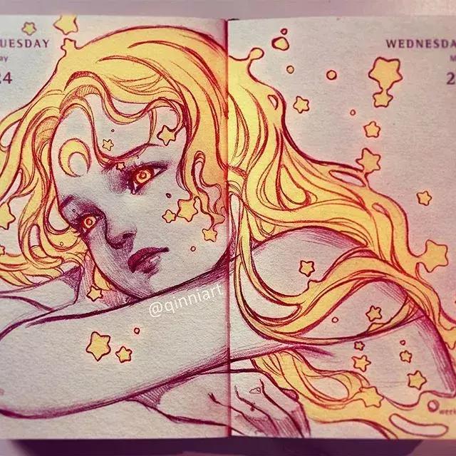 一个经历三次心脏手术，却依旧坚强，用水彩把伤痛化作星辰的女孩