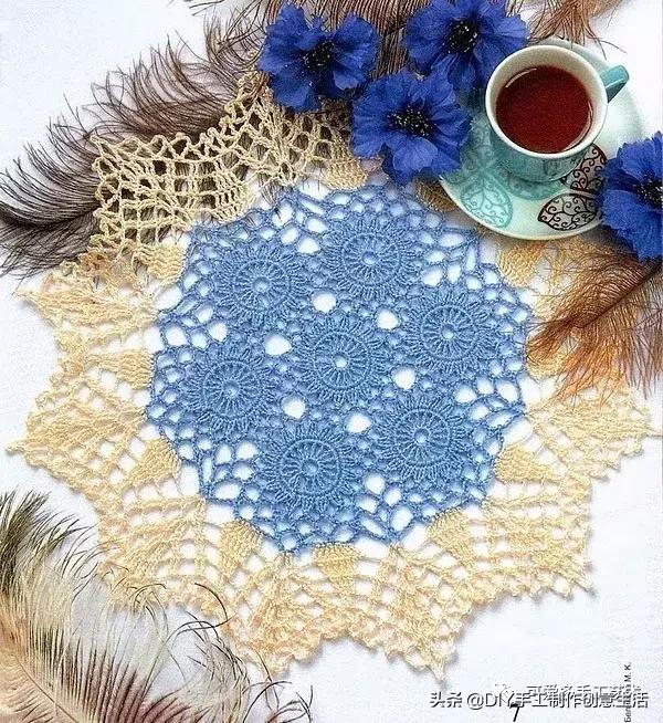 钩餐桌垫,钩餐桌垫视频教程