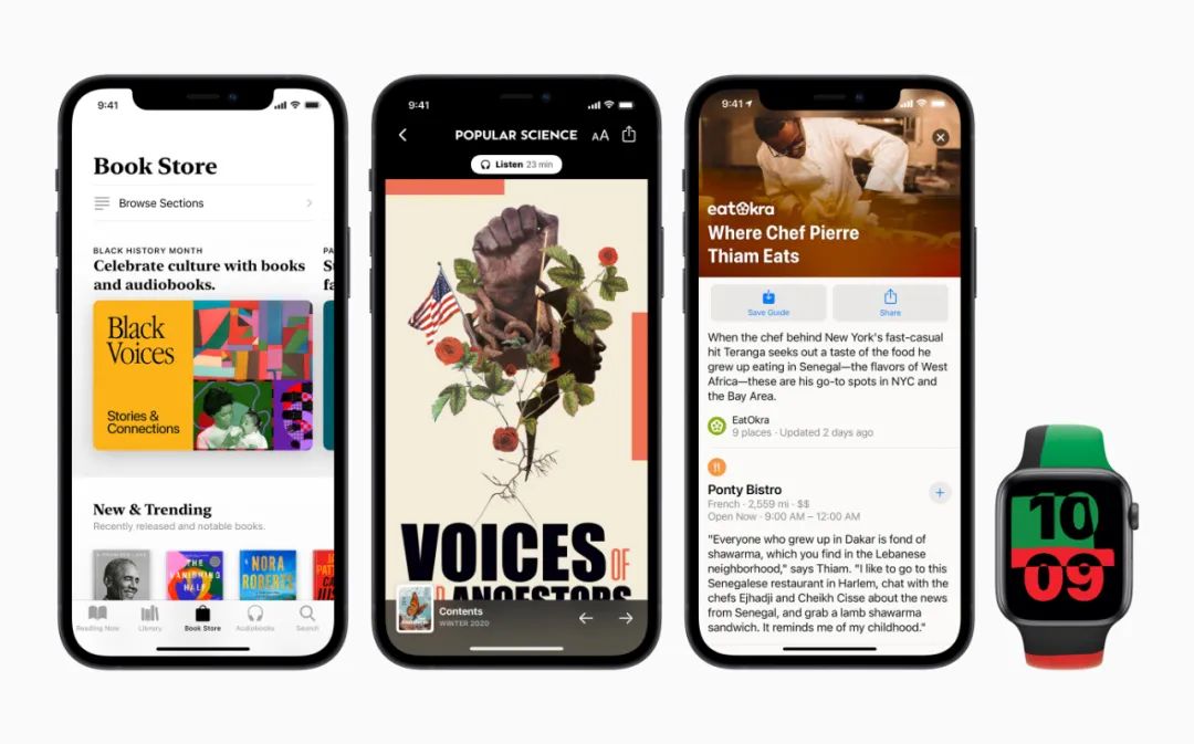 苹果为庆祝黑人历史月，发布一款限量AppleWatch