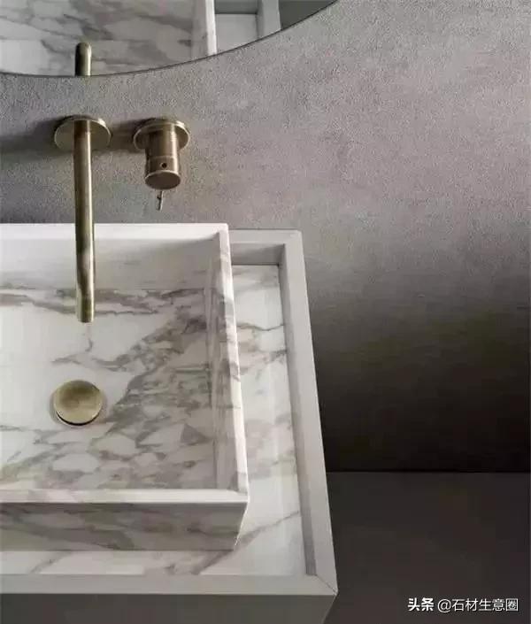 洗手池深色台面大理石发白,洗手池发白怎么去除