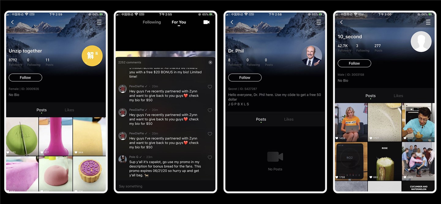快手偷袭TikTok，Zynn短视频疯狂「撒钱」：美国网友薅羊毛