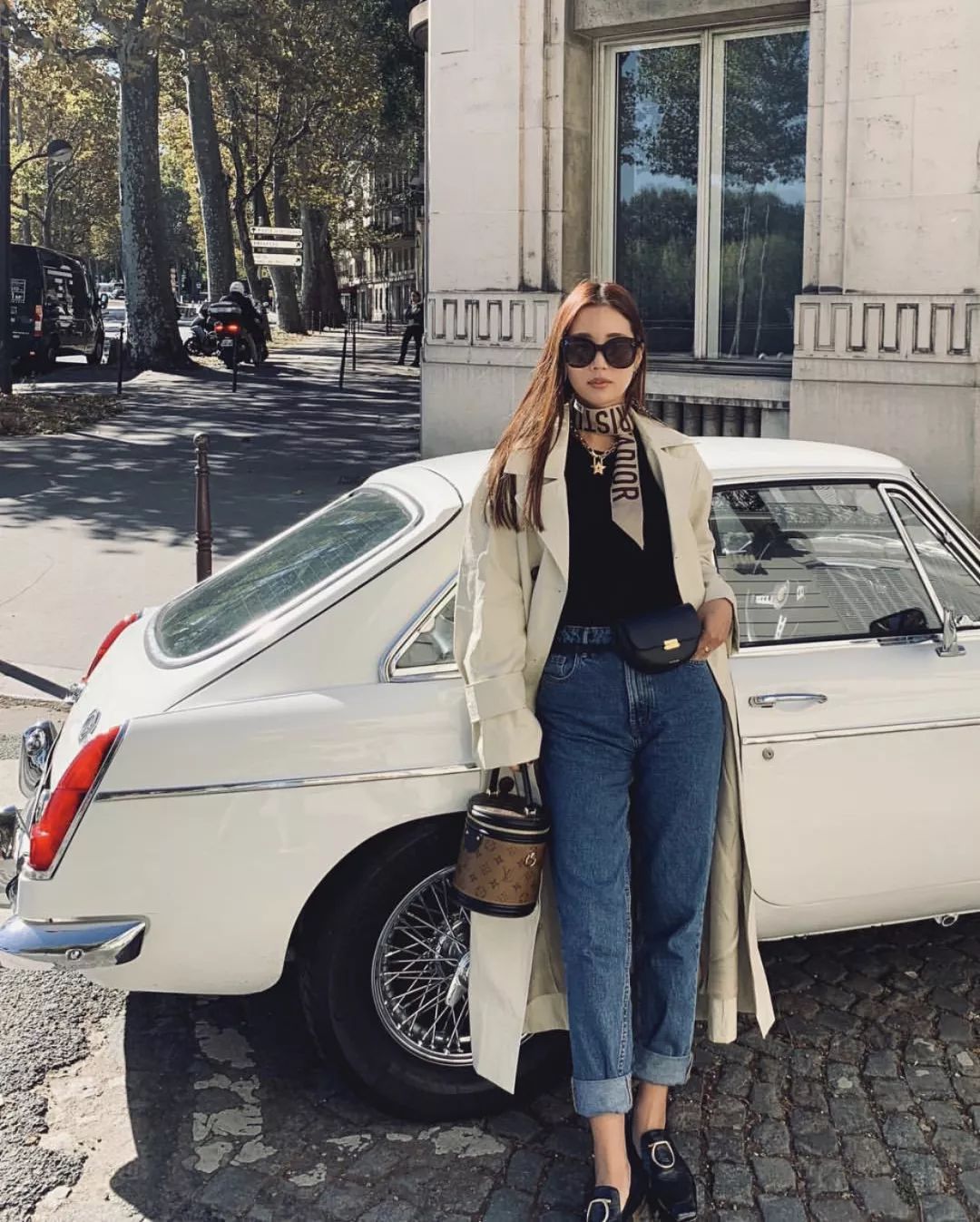 欧美时尚博主穿搭示范冬,韩系慵懒风冬季穿搭博主