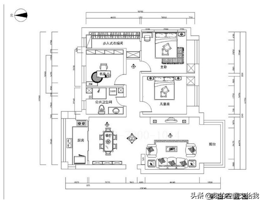 西安龙湖香醍最小户型,西安龙湖香醍122装修案例