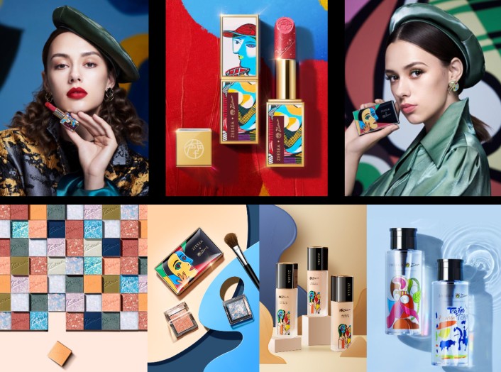 日本萌妹子收到中国彩妆后，绣唐诗表示感谢，果然文化输出了