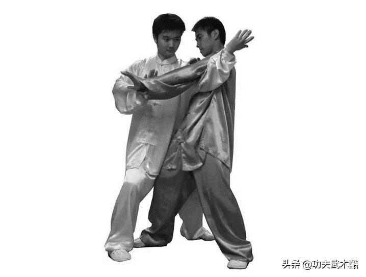武术中的竞技术「推手」+附练习图