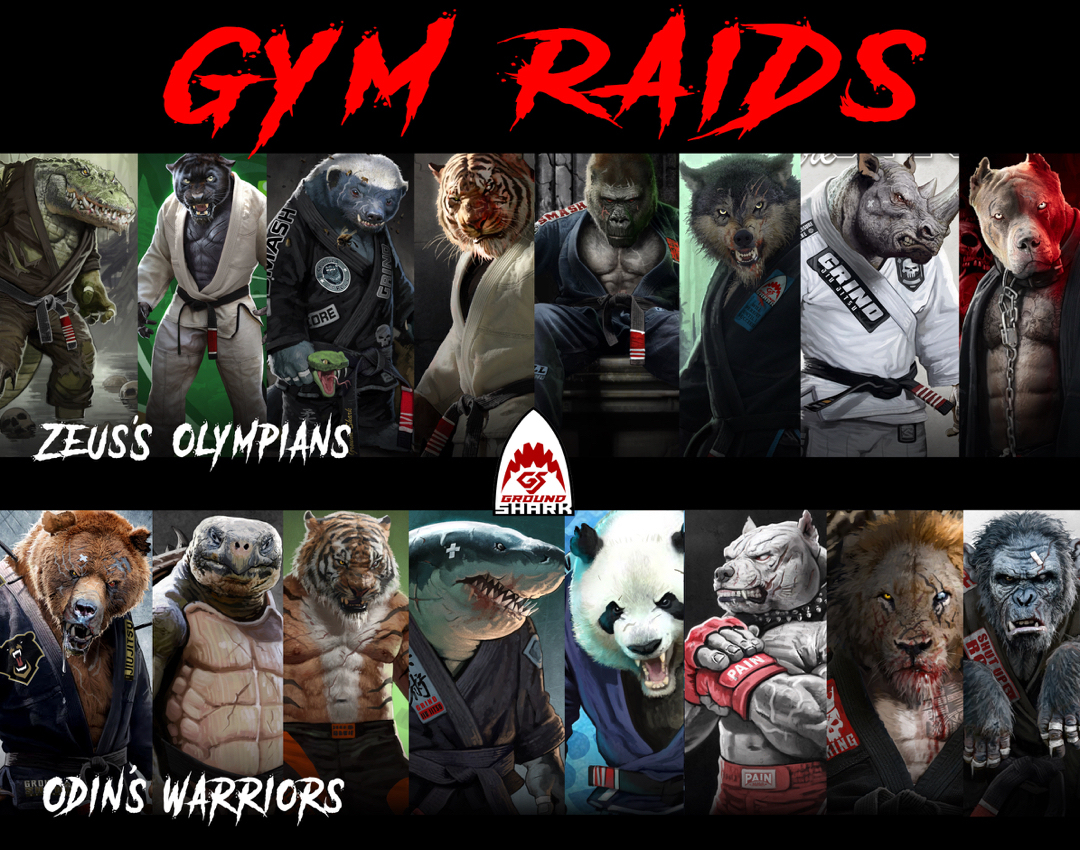 会巴西柔术的动物有多酷?让GroundShark(陆地鲨)告诉你