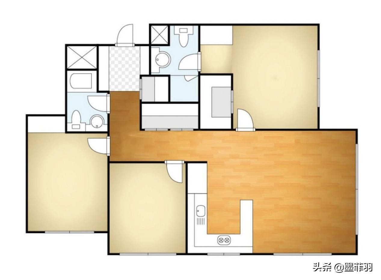 初为人妻！一心操持79㎡婚房，入住6个月从未脏乱，太放松了