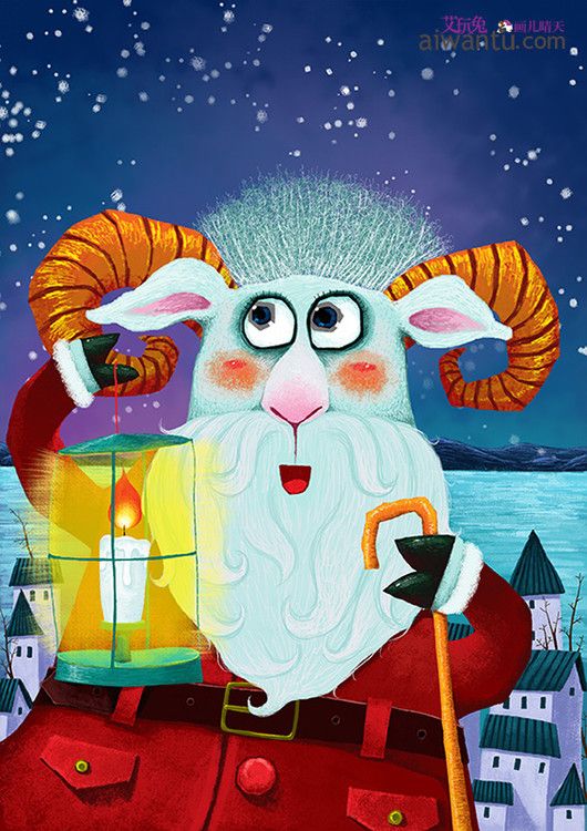 唯美插画壁纸动物,简单又漂亮的动物插画