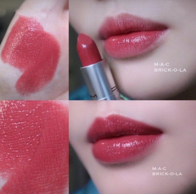 mac口红ladydanger真人试色,mac黄皮素颜显白口红推荐