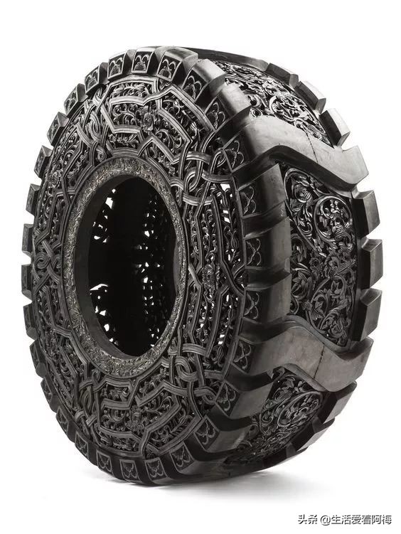 旧轮胎怎么改造成家里的装饰品,旧轮胎变废为宝炼油