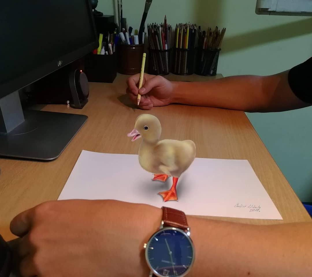 大开眼界,终于知道什么是3D绘画了,太惊喜了