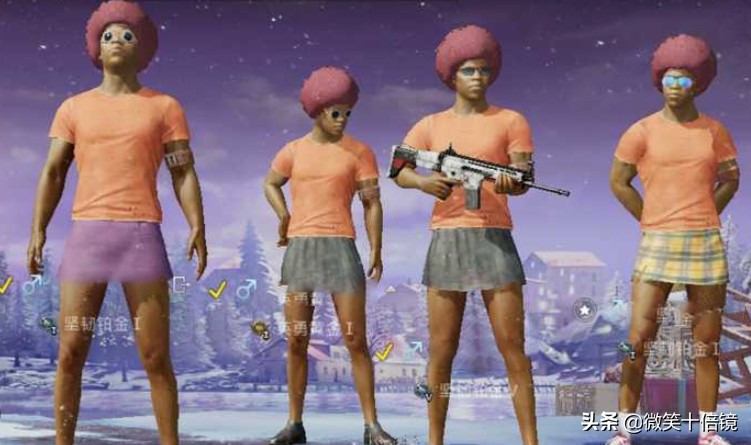 和平精英游戏中的一些小细节,和平精英各游戏的衣服对比