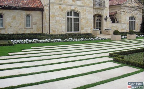 庭院设计庭院地面不会铺不用愁,有风水布局的庭院设计图片