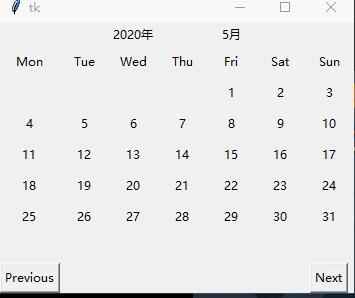 tkinter设计表格,tkinter日期控件