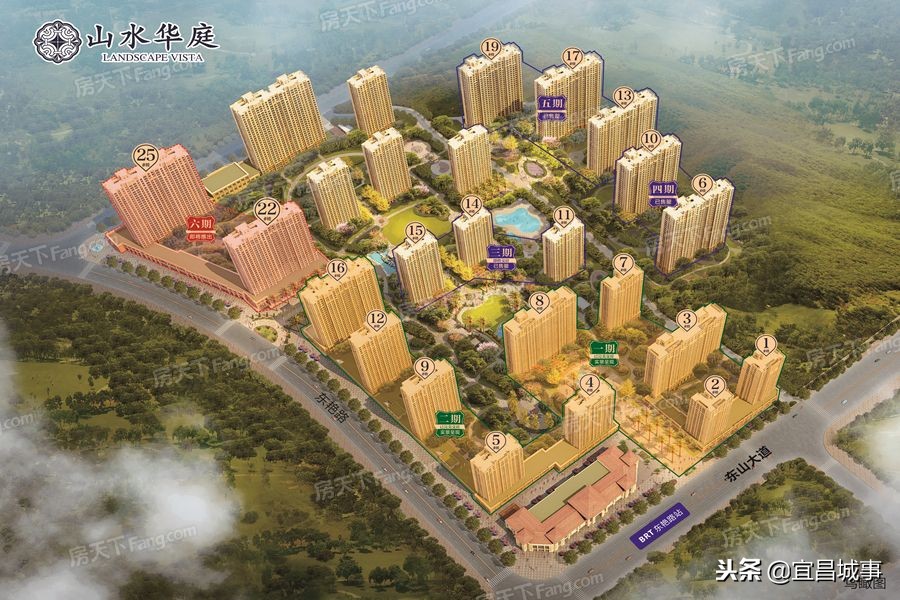 宜昌碧桂园凤凰城c区楼盘,宜昌山水华庭对比凤凰城