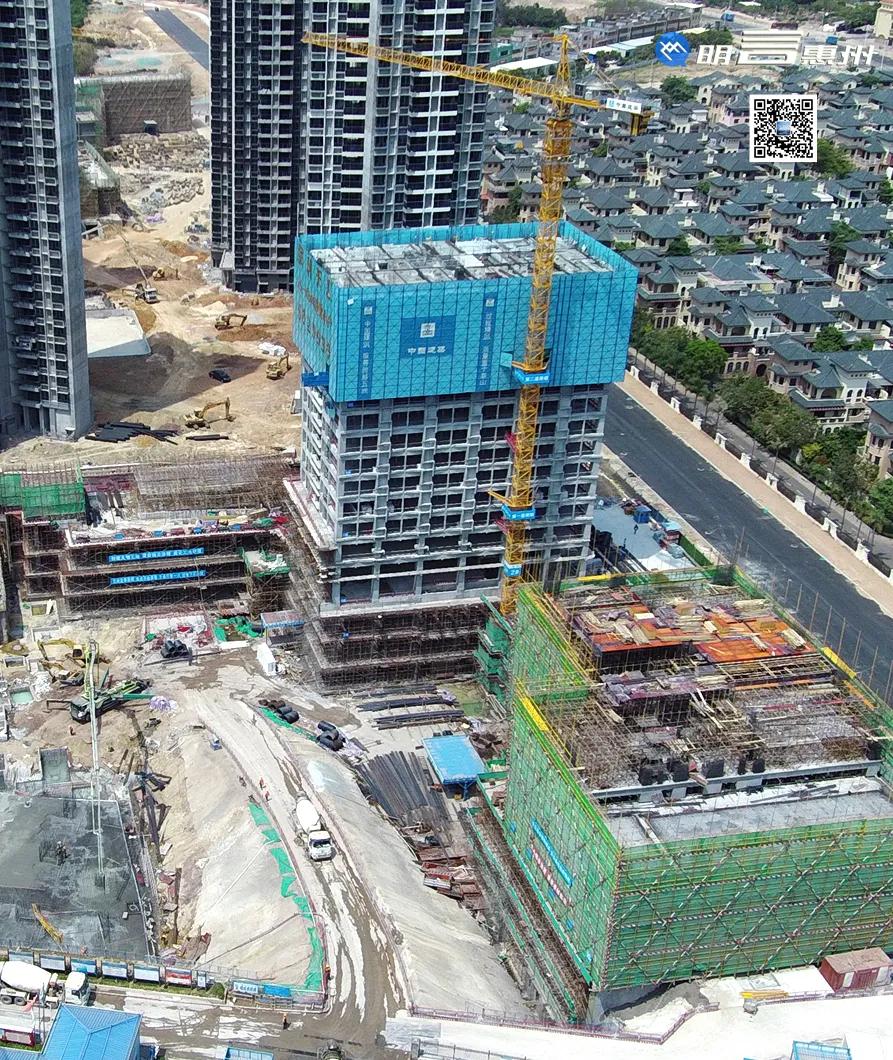 独家|就在金山湖,超64万㎡的惠州地标综合体建的怎样了?