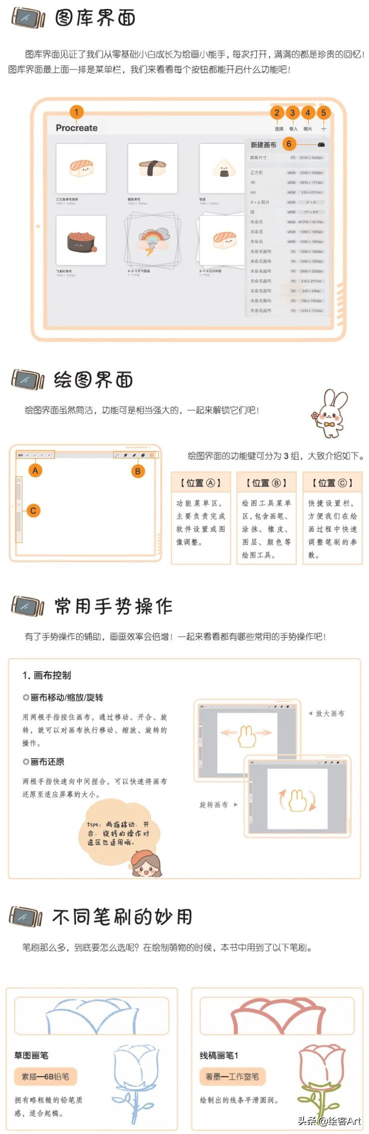 ipad画头像完整过程,ipad绘画教程零基础头像快速填充