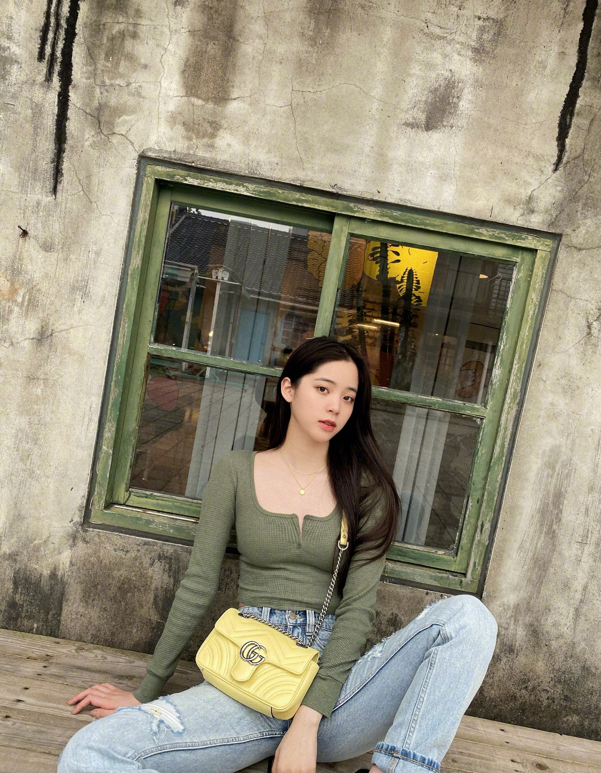 gucci水桶包2017倪妮,倪妮gucci水桶包