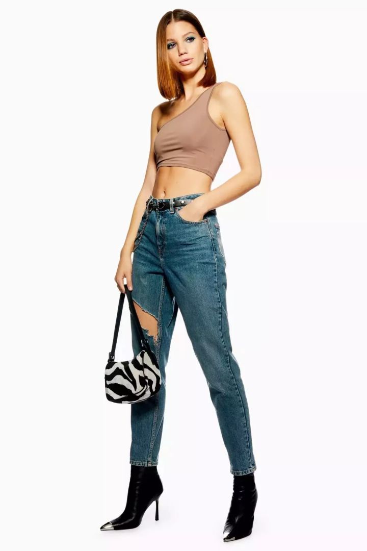 迪士尼联名假背带裤,moussy连体裤同款