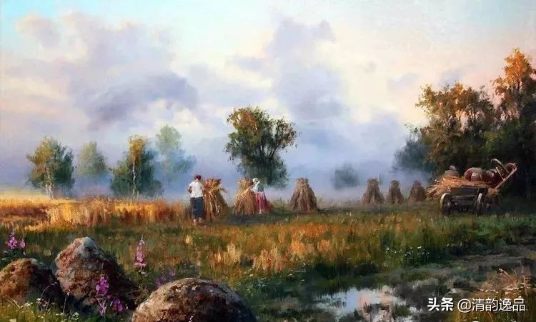 俄罗斯画家经典油画风景作品欣赏,俄罗斯艺术家尤金油画