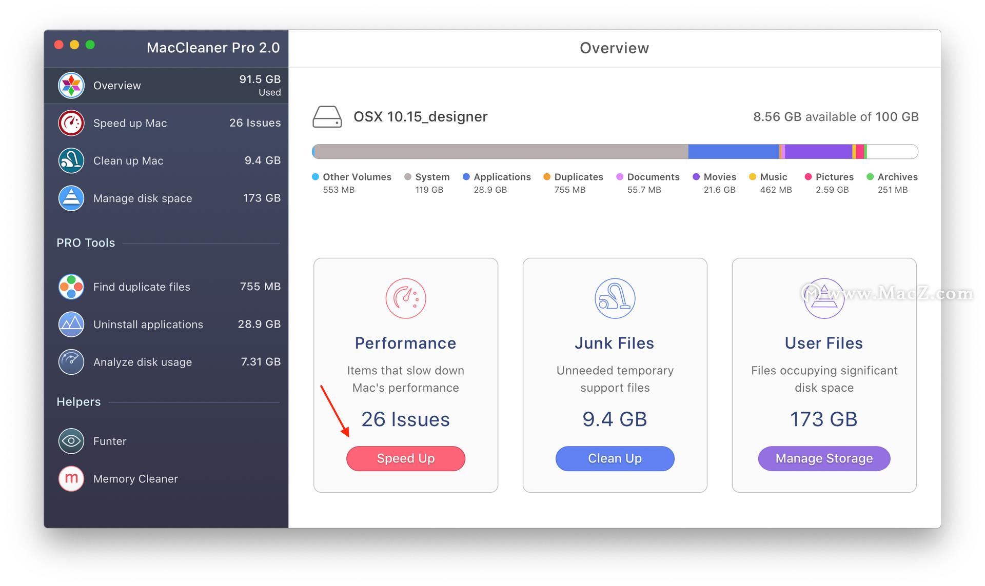mac空间怎么释放,mac可用空间和可清除空间