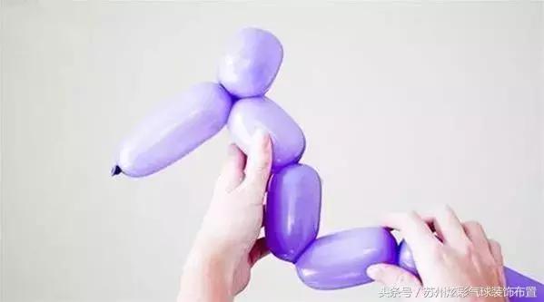 怎么折一只气球狗,用气球折小狗的教程