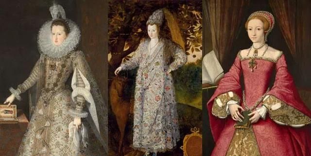 英国15-20世纪大变化女性服装,中世纪绝美服装