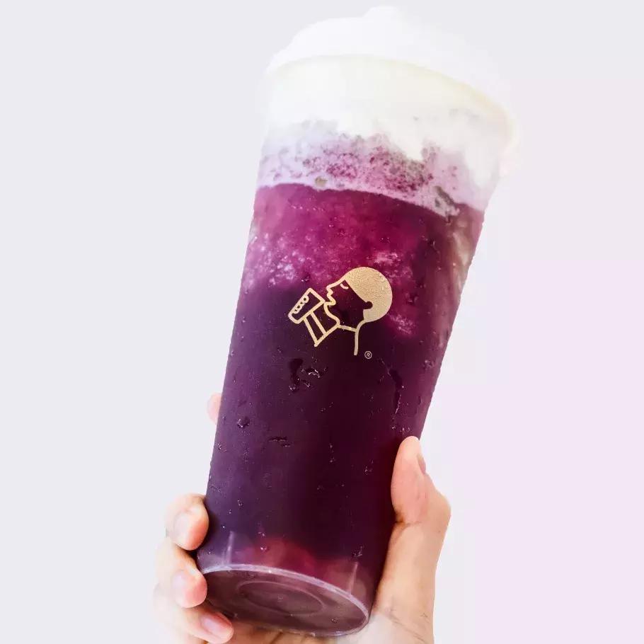 喜茶的多肉葡萄有奶盖吗,喜茶的多肉葡萄做法