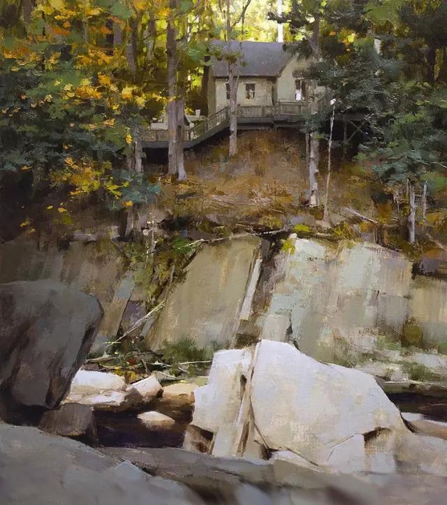 俄罗斯画家的油画艺术美到极致,中俄风景油画作品